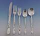 Star Blossom By Alvin Sterling Silver Flatware Set For 12 Service 64 Pcs