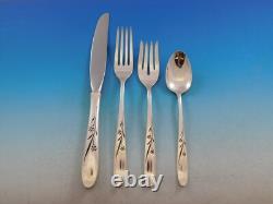 Star Blossom by Alvin Sterling Silver Regular Size Place Setting(s) 4-Piece