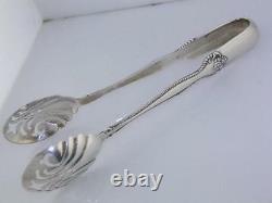 Sterling ALVIN 7 1/2 Ice Serving Tongs RALEIGH 1900