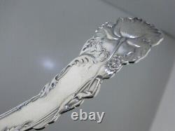 Sterling ALVIN Serving Ladle ART NOUVEAU Floral Woman RAPHAEL 1902 no mono