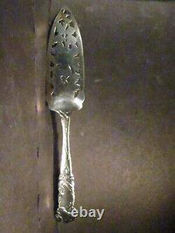 Sterling Alvin BRIDAL ROSE JELLY CAKE SERVER 9 1/8 Mono C