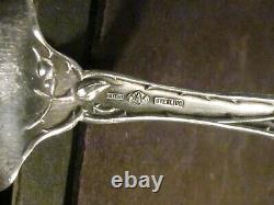 Sterling Alvin BRIDAL ROSE JELLY CAKE SERVER 9 1/8 Mono C