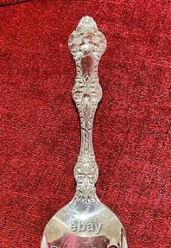 Sterling Alvin Orange Blossom Slotted Serving Spoon 9.5