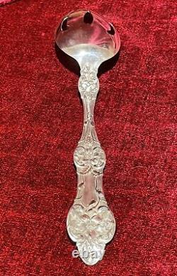 Sterling Alvin Orange Blossom Slotted Serving Spoon 9.5