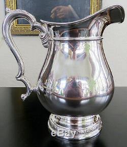 Sterling International Prelude Hand chased WATER PITCHER 21.8 ozt 41/4 p