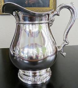 Sterling International Prelude Hand chased WATER PITCHER 21.8 ozt 41/4 p