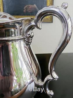 Sterling International Prelude Hand chased WATER PITCHER 21.8 ozt 41/4 p