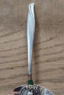 Sterling Silver 925 Slotted Tomato Server Serving Spoon Award Signed Alvin