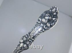 Sterling Silver ALVIN Teaspoon ORANGE BLOSSOM OLD 1905 decorated bowl Bertha