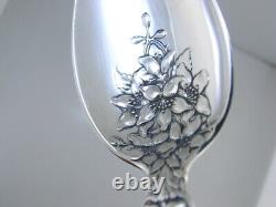 Sterling Silver ALVIN Teaspoon ORANGE BLOSSOM OLD 1905 decorated bowl Bertha