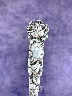 Sterling Silver Alvin 7½ Salad Spoon or Serving Spoon 73g Bridal Rose