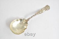 Sterling Silver Alvin Art Nouveau Bridal Rose Pattern Bon Bon Spoon 26
