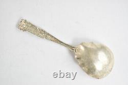 Sterling Silver Alvin Art Nouveau Bridal Rose Pattern Bon Bon Spoon 26