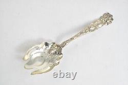Sterling Silver Alvin Art Nouveau Bridal Rose Pattern Large Salad Fork 24