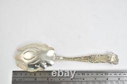 Sterling Silver Alvin Art Nouveau Bridal Rose Pattern Large Salad Fork 24