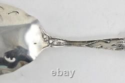 Sterling Silver Alvin Art Nouveau Sterling Rose Motif Serving Fork 02