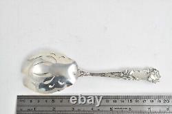 Sterling Silver Alvin Art Nouveau Sterling Rose Motif Serving Fork 02