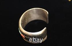 Sterling Silver Alvin Begay Vintage Navajo Bracelet