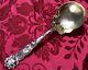 Sterling Silver Alvin Bridal Rose Pattern Large Gilt Berry Spoon 9 Mono