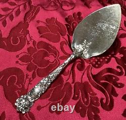 Sterling Silver Alvin Bridal Rose Pattern Pie Server 8.75 Mono