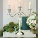 Sterling Silver Alvin Candelabra 5 Arm Candle Holder Twisted Arm Vintage Read