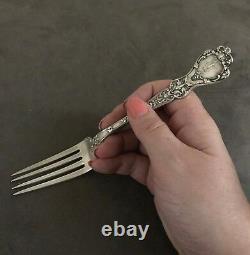 Sterling Silver Alvin Dinner Forks with Nuremburg Pattern