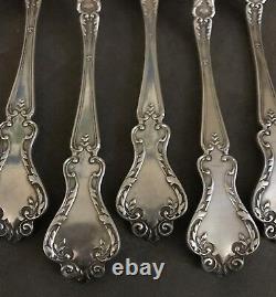 Sterling Silver Alvin Dinner Forks with Nuremburg Pattern