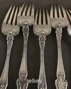 Sterling Silver Alvin Dinner Forks with Nuremburg Pattern