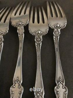 Sterling Silver Alvin Dinner Forks with Nuremburg Pattern