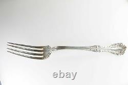 Sterling Silver Alvin Florentine Dinner 7.5 Fork Set Of 12 Monogrammed #7088