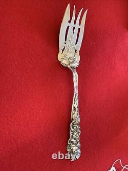 Sterling Silver Alvin Raphael Pattern Solid Cold Meat Serving Fork