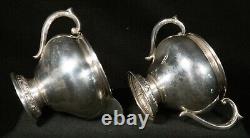 Sterling Silver Alvin S219 Sugar Bowl And Creamer 143.8g