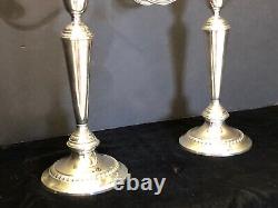 Sterling Silver Alvin S258 Candelabra Pair