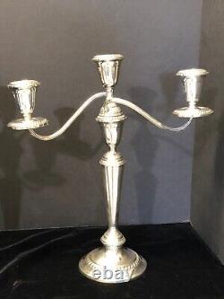 Sterling Silver Alvin S258 Candelabra Pair