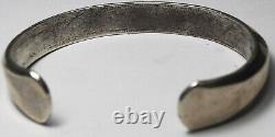 Sterling Silver Alvin Toadacheene Navajo Cuff Bracelet 9-12mm 6 Wrist