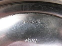 Sterling Silver Bowl Alvin Sterling M576-2 No Mono. 9x3.5In 274 grams Estate