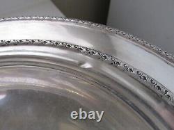 Sterling Silver Bowl Alvin Sterling M576-2 No Mono. 9x3.5In 274 grams Estate