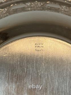 Sterling Silver Bowl By Alvin 9.4 Oz Marked S 110 9x2