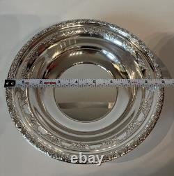 Sterling Silver Bowl By Alvin 9.4 Oz Marked S 110 9x2