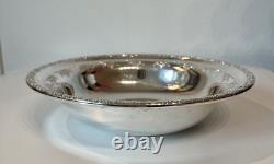 Sterling Silver Bowl By Alvin 9.4 Oz Marked S 110 9x2