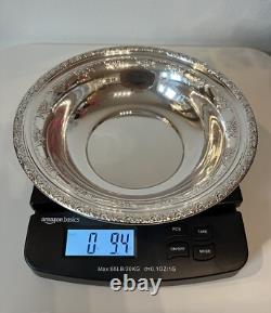 Sterling Silver Bowl By Alvin 9.4 Oz Marked S 110 9x2