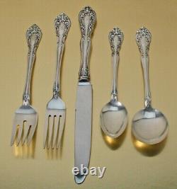 Sterling Silver Chateau Rose by Alvin 5-Piece Place Setting