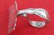 Sterling Silver Cuerved Handle Baby Food Pusher With Horse's Head, 1 7/8, Nm