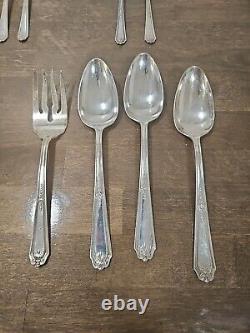 Sterling Silver Gainsborough Alvin Silverware 36 Pcs 5 Service Plus Extras 1930