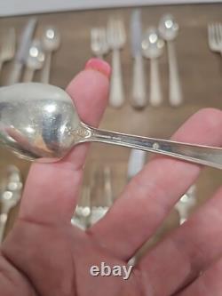 Sterling Silver Gainsborough Alvin Silverware 36 Pcs 5 Service Plus Extras 1930