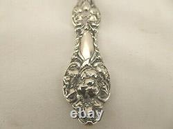 Sterling Silver Jelly Spoon Alvin Orange Blossom Flower Bowl 1905 Antique 6