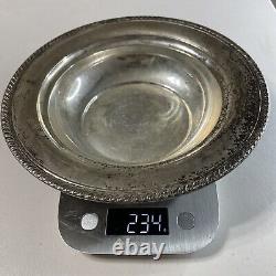 Sterling Silver Large Bowl by Alvin 9.5 (234grams) Mint Condition Free Shipping