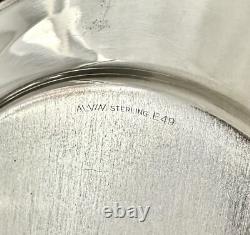 Sterling Silver Small Plates Alvin Sterling Monogrammed Sterling Dishes 4 Pc