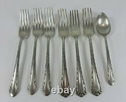 Sterling silver 10.3 ounces 292 grams silverware forks spoon Alvin easterling