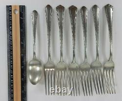 Sterling silver 10.3 ounces 292 grams silverware forks spoon Alvin easterling